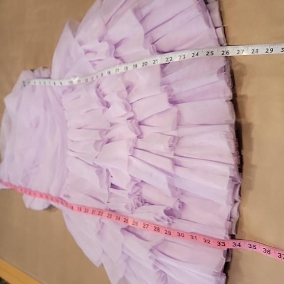 SHEIN Size M (6) Lavender "Enchnt" Tiered Mesh One Shoulder Formal Party Dress - Picture 9 of 16